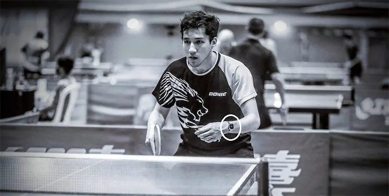 Alvaro wearing a Casio Watch