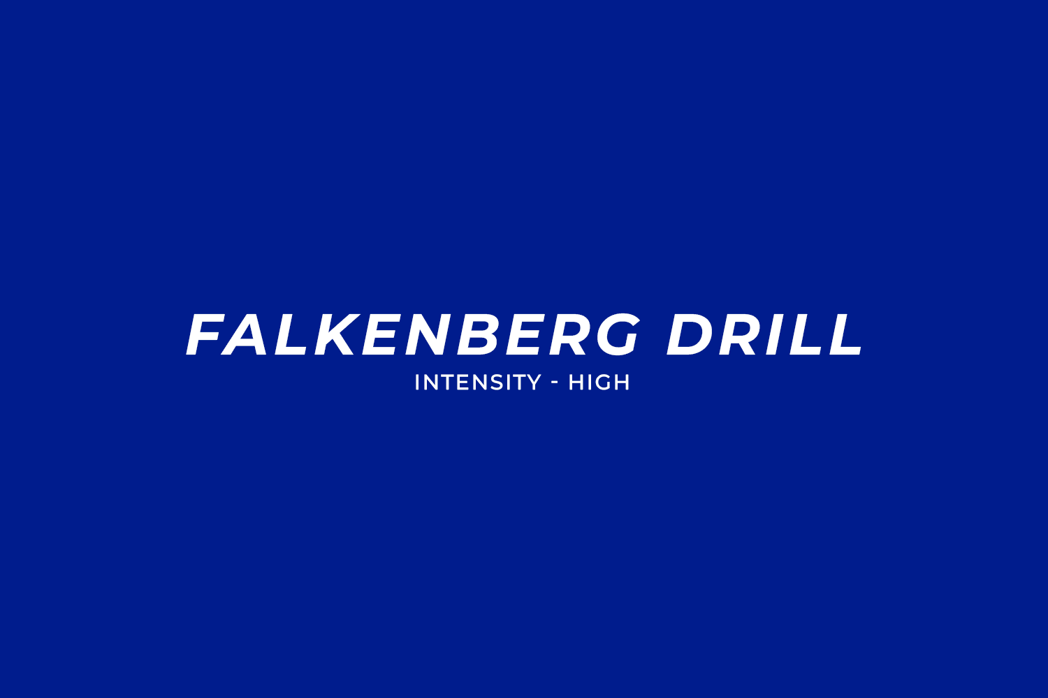 Falkenberg drill