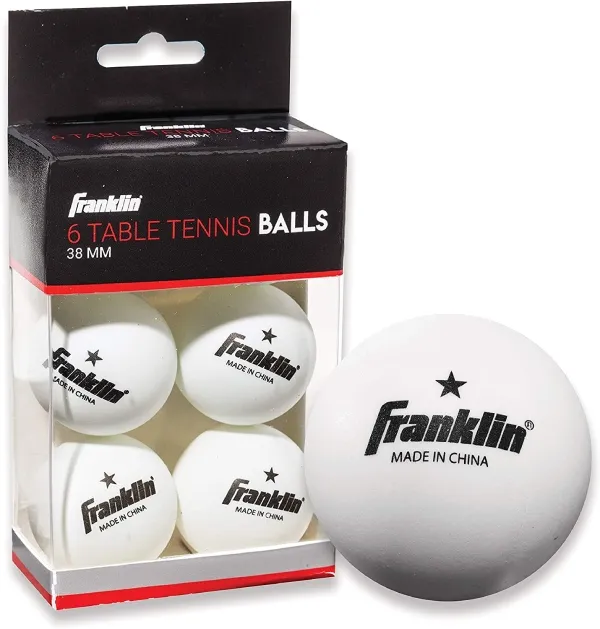 A picture of the Franklin 1 Star Ping Pong Balls