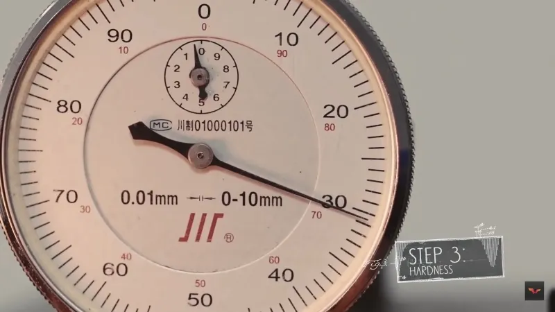 A picture of the Hardness Test