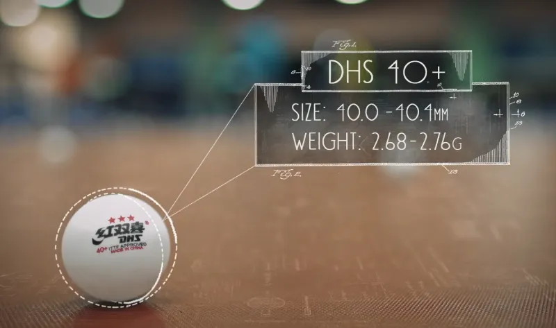 A picture of the Table Tennis Ball Properties