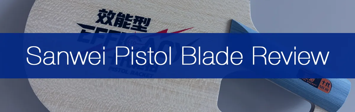 Sanwei Pistol Racket Review: What the Handle Changes