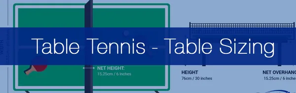 Ping Pong Table Size Guide and Dimensions: Official Rules