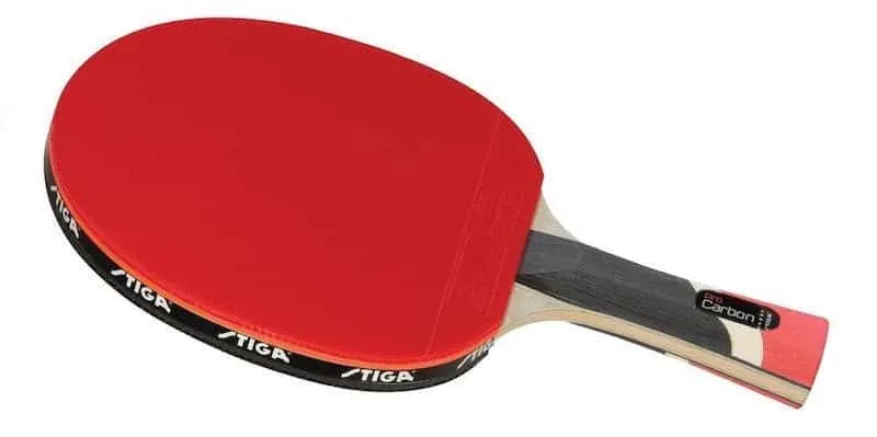 A Stiga Pro Carbon premade racket