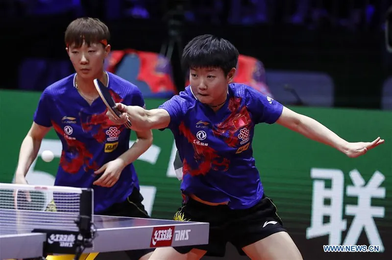 Sun Yingsha and Wang Manyu win the Mixed Doubles at Houston