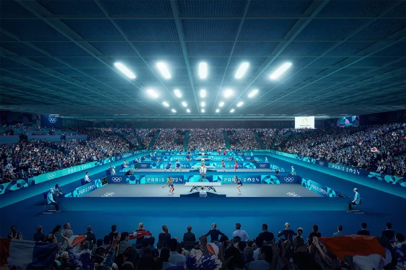 Table Tennis Expected Arena Setup