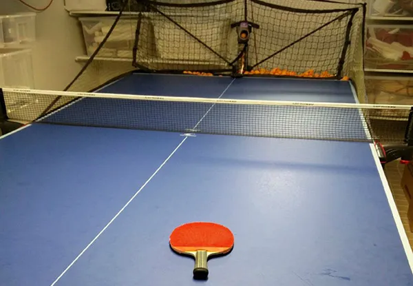 Practising with a Table Tennis Robot