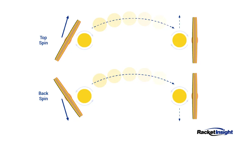 Top Spin & Back Spin Explainer