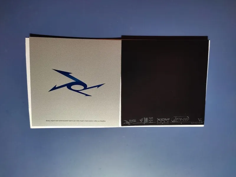 A picture of the inside of the Xiom Vega X Package