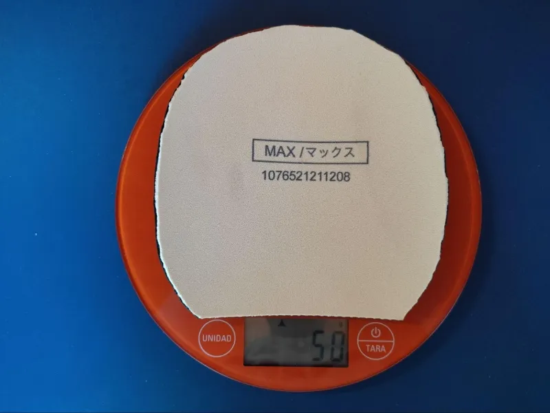 A picture of the Yasaka Rakza 7 Weight